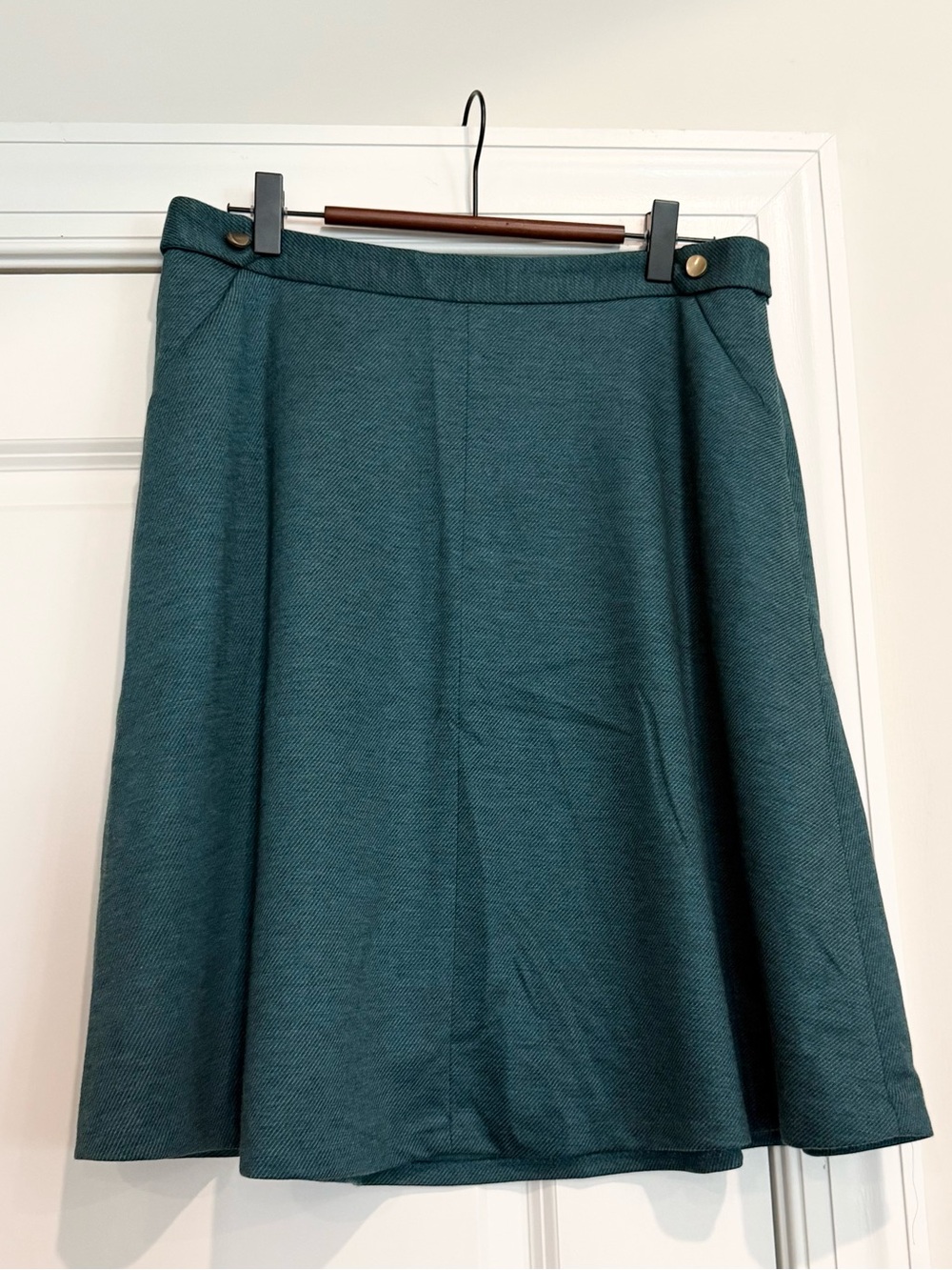 NWOT The Limited Teal A-Line Skirt